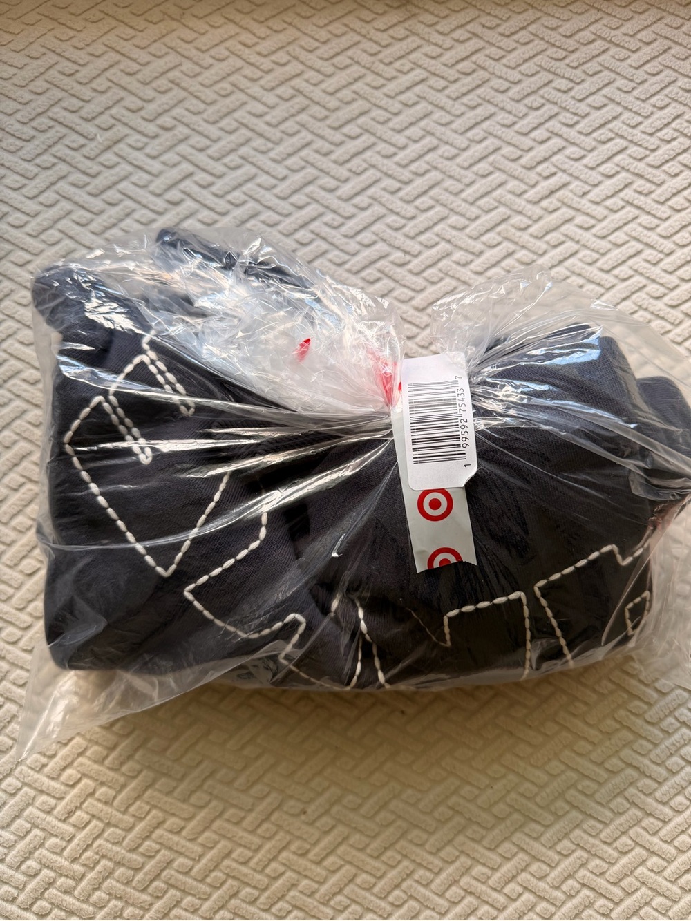 Women's Mockneck Pullover Sweatshirt - Parke x Target Navy Blue L/XL